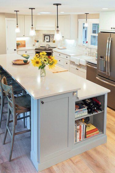 Kitchen Island with Multiple Drawers